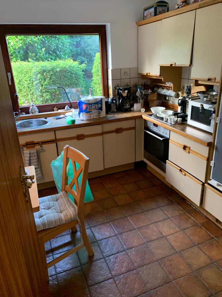 Die Bestandsk&uuml;che als geschlossener Raum