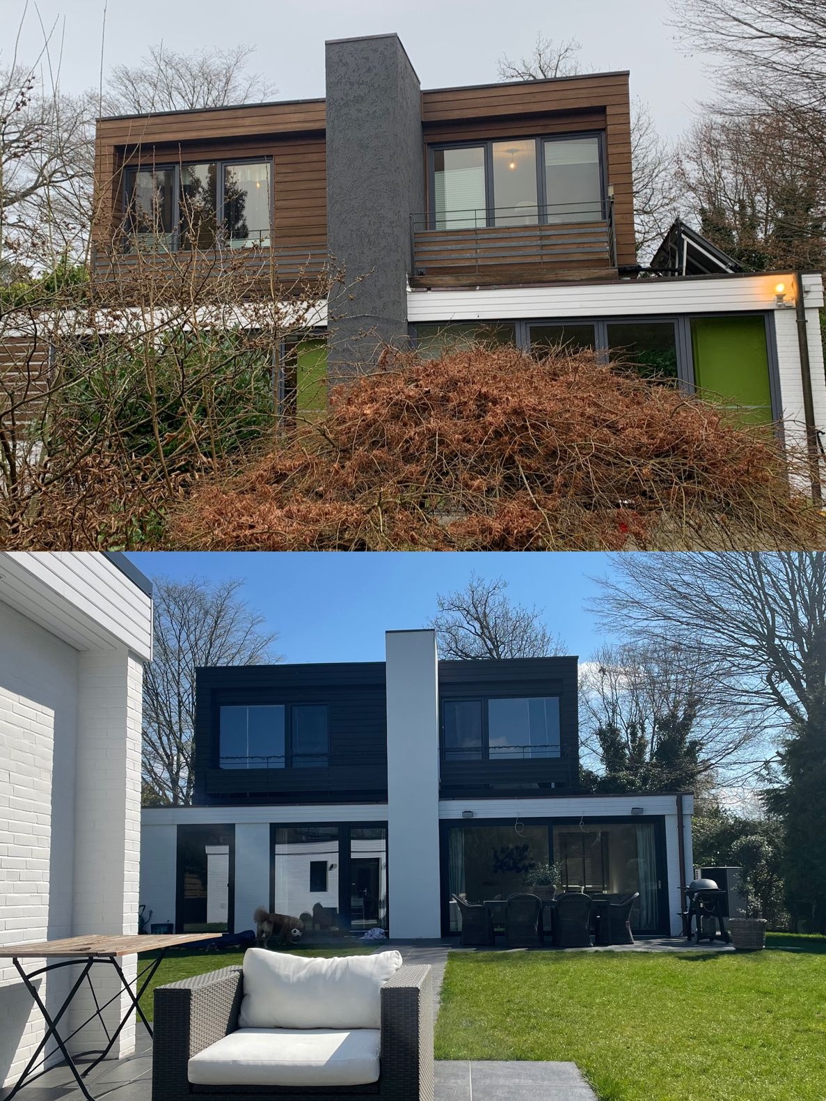 Vorher-Nachher-Au&szlig;enansicht