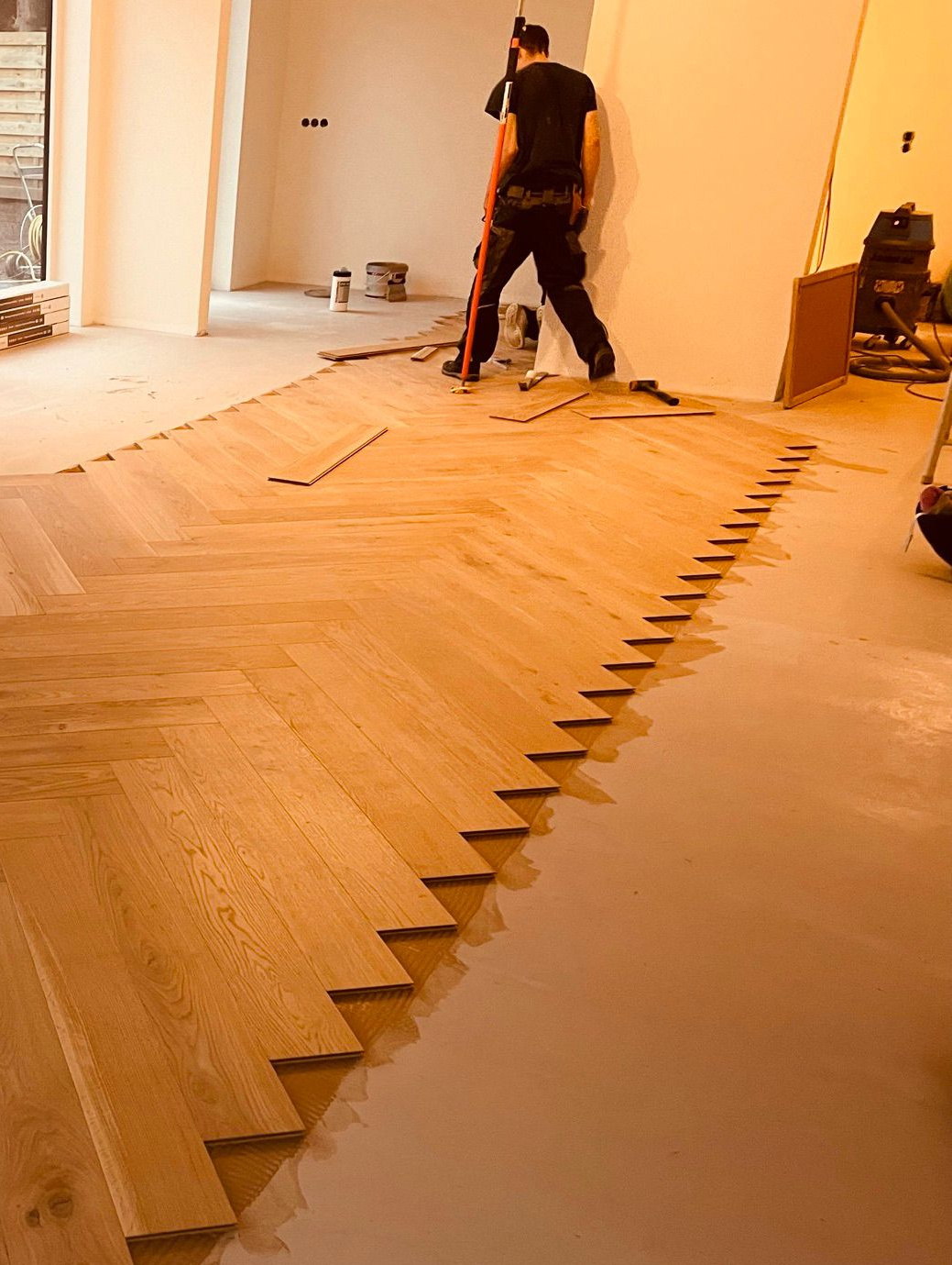 Verlegung Parkett